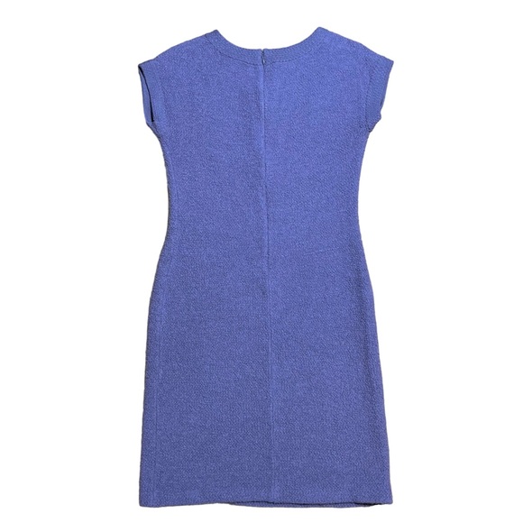 ST. JOHN Black Label PF 12 GRP 1 Pastel Purple Textured Knit Dress Sz 4 - Picture 12 of 16